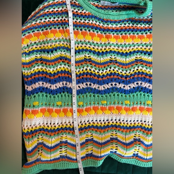Colorful Striped Knit Sweater - Picture 4 of 7